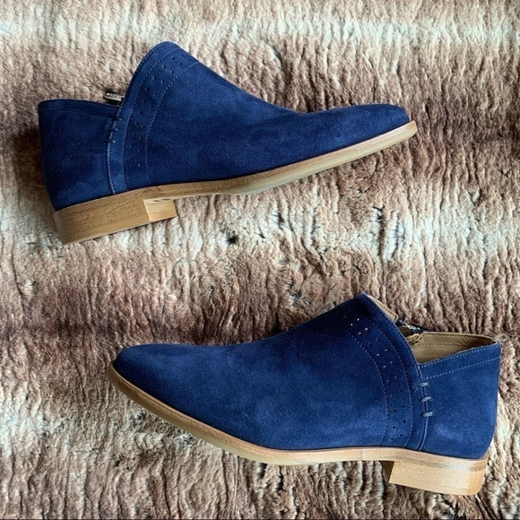 Italeau Florence Bootie Denim Suede - Picture 1 of 10
